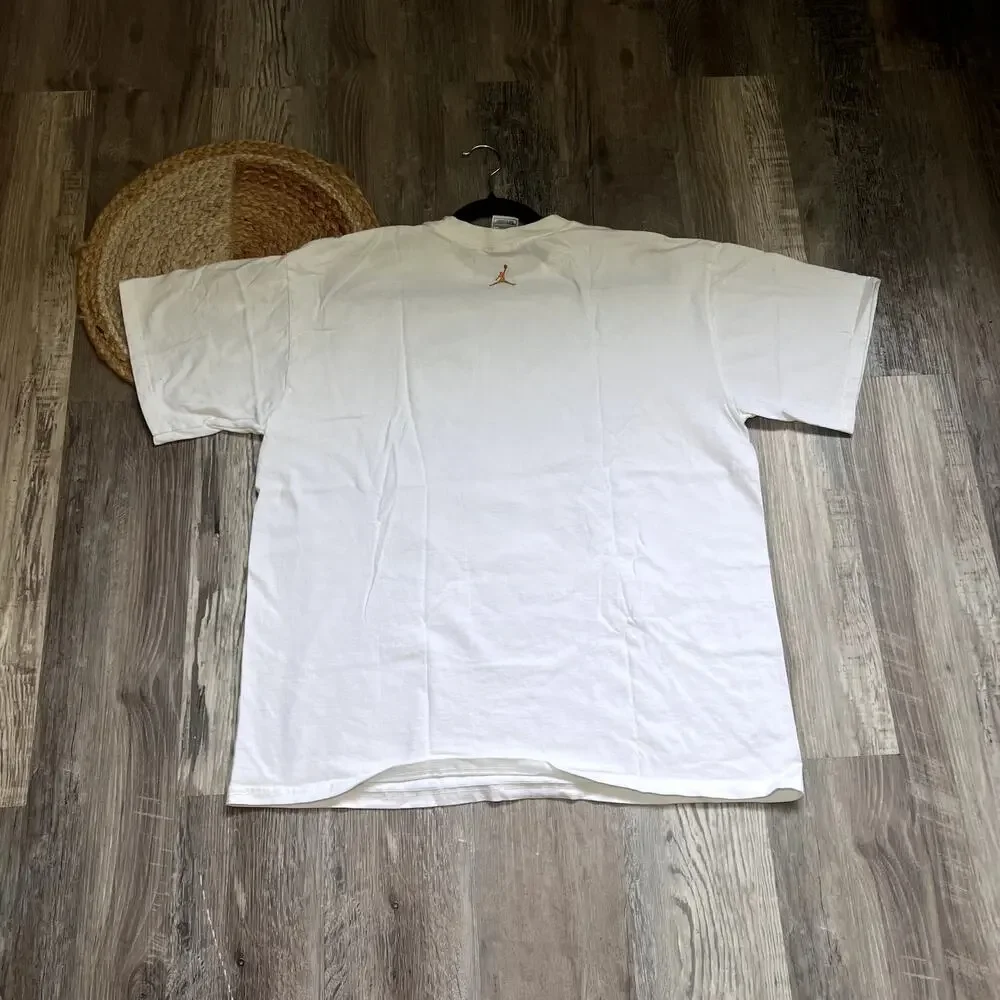 AIR JORDAN Graphic Basketball Qoute Rhinestone Graphic Short Sleeve T-shirt
